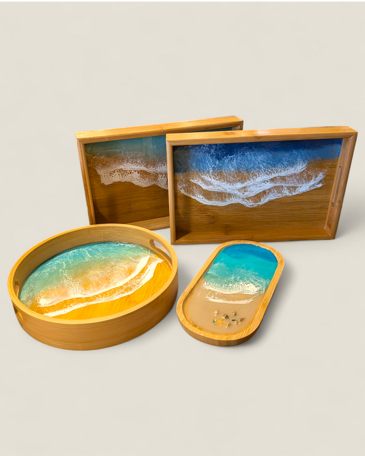 Kristi Scott Art, Oceanic Home Decor Trays