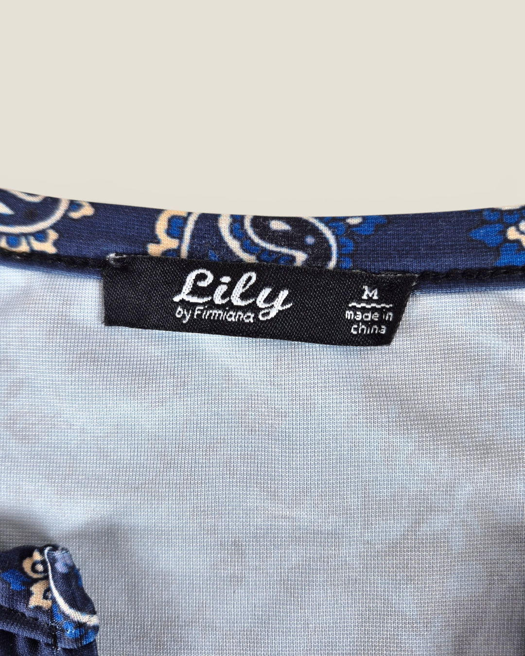 Pre-Loved Lily Blue Floral Tunic Top Ladies Medium | Betty’s Marketplace