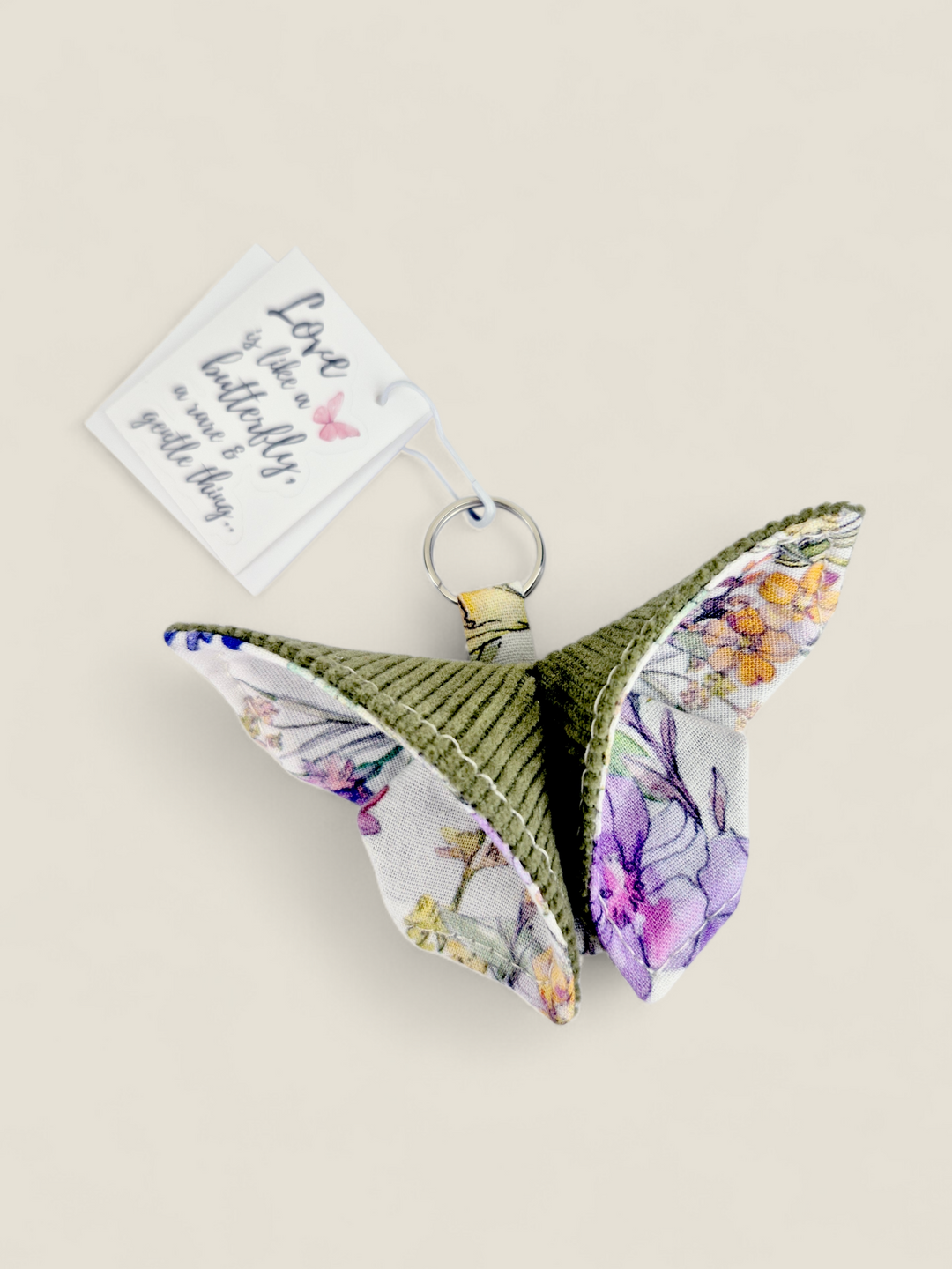 Izzyrai Handmade, Fabric Butterflies With Sticker