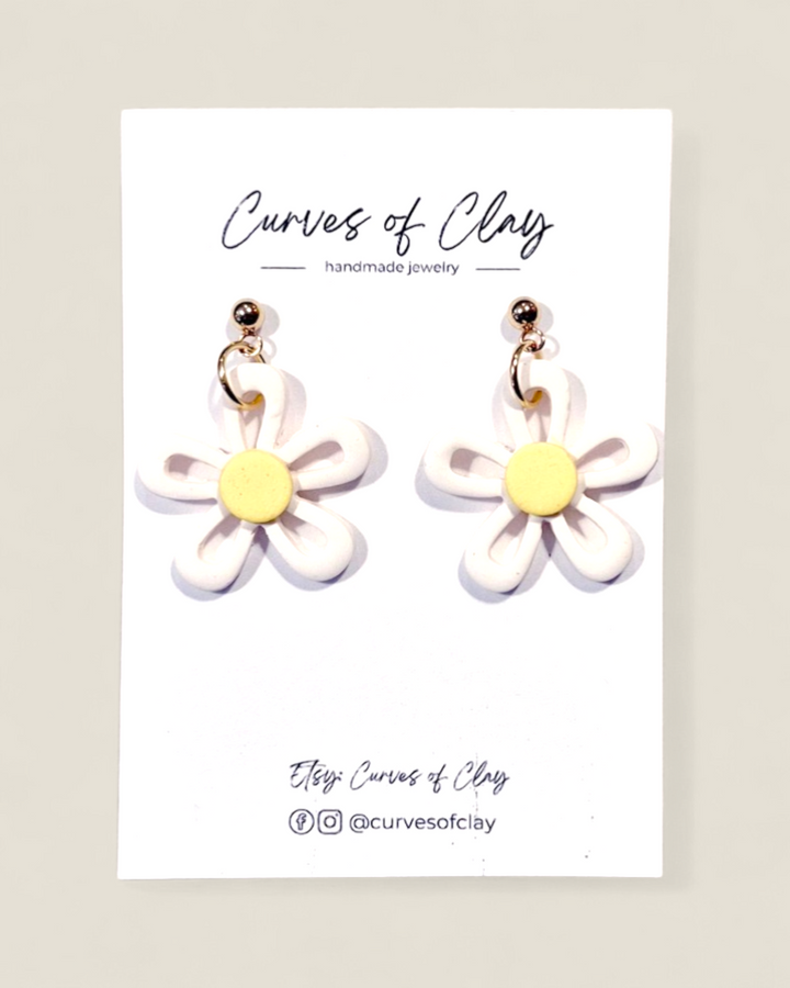 Curves of Clay, Everyday Dangle Earrings