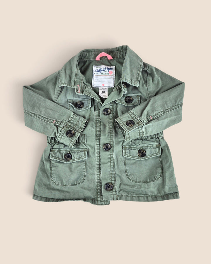 Pre-Loved Carter's Green Jacket Girls 18M | Betty’s Marketplace