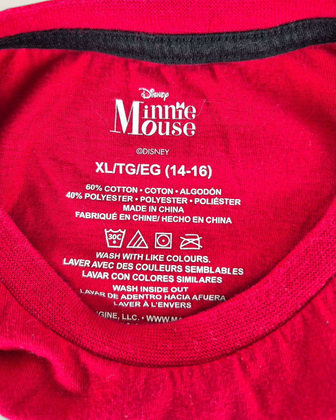 Pre-Loved Minnie Mouse Holiday Top Girls 14-16Y | Betty’s Marketplace