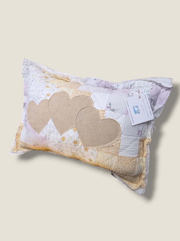 Stitch, Loop, Create, Repeat, Upcycled and Quilted Pillow Collection