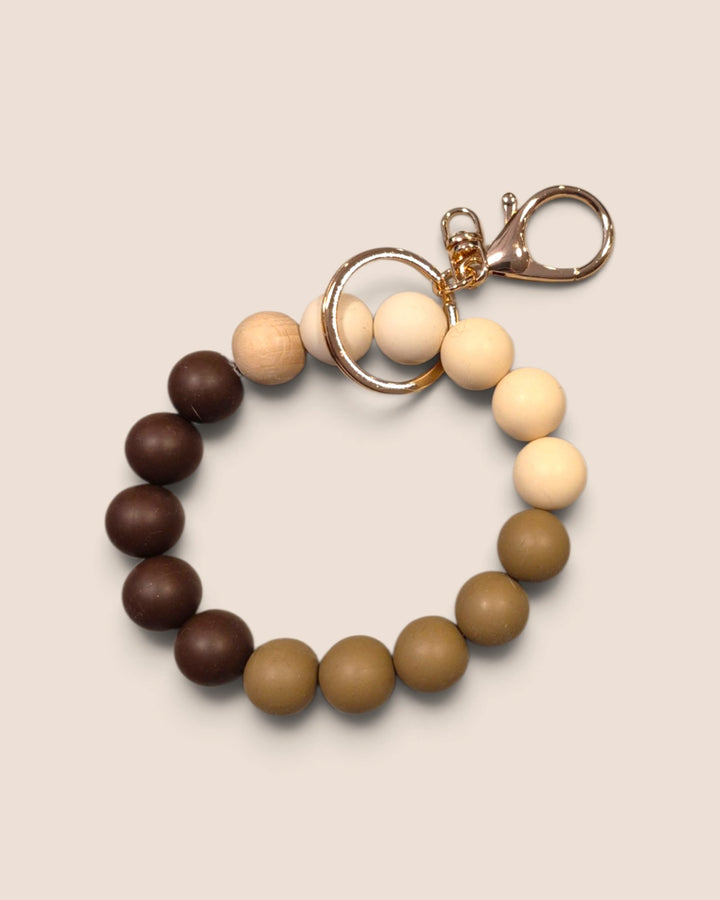 Teak Jewelry, Silicone Bead Wristlets