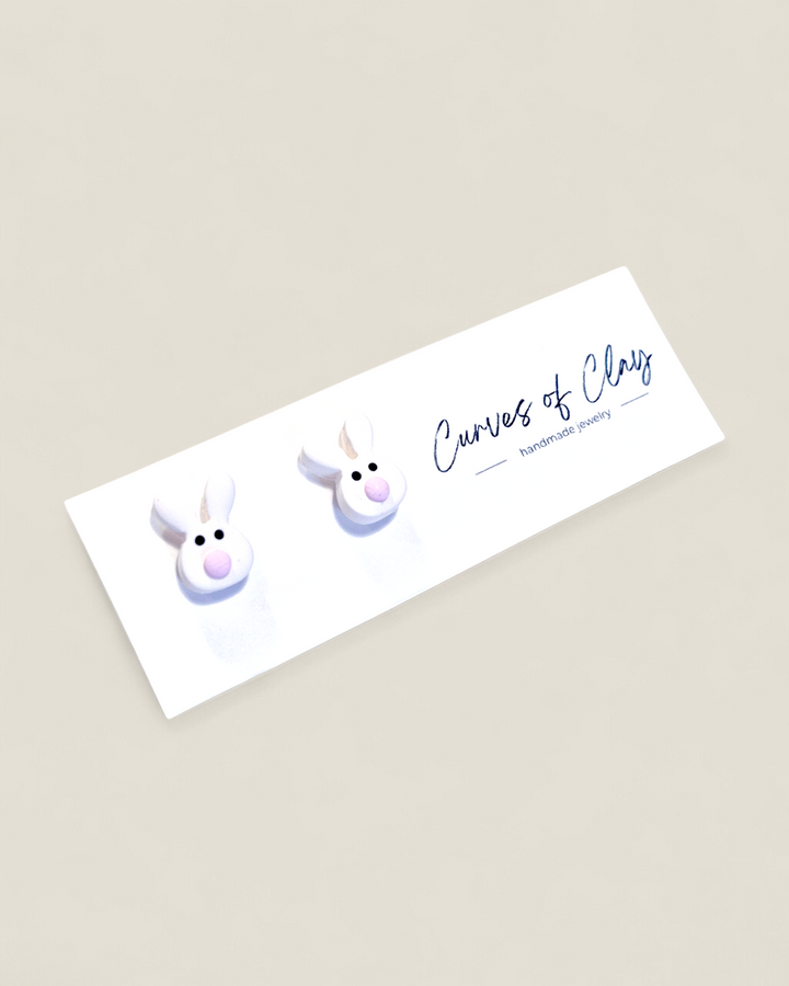 Curves of Clay, Easter Earrings