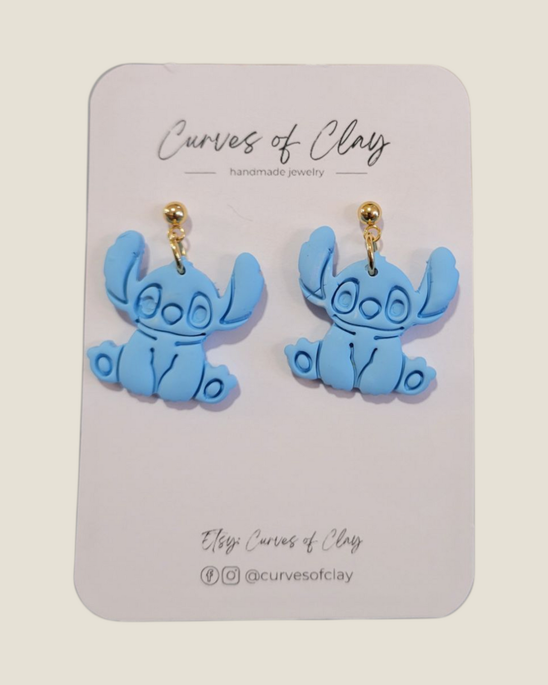 Curves of Clay, Everyday Dangle Earrings