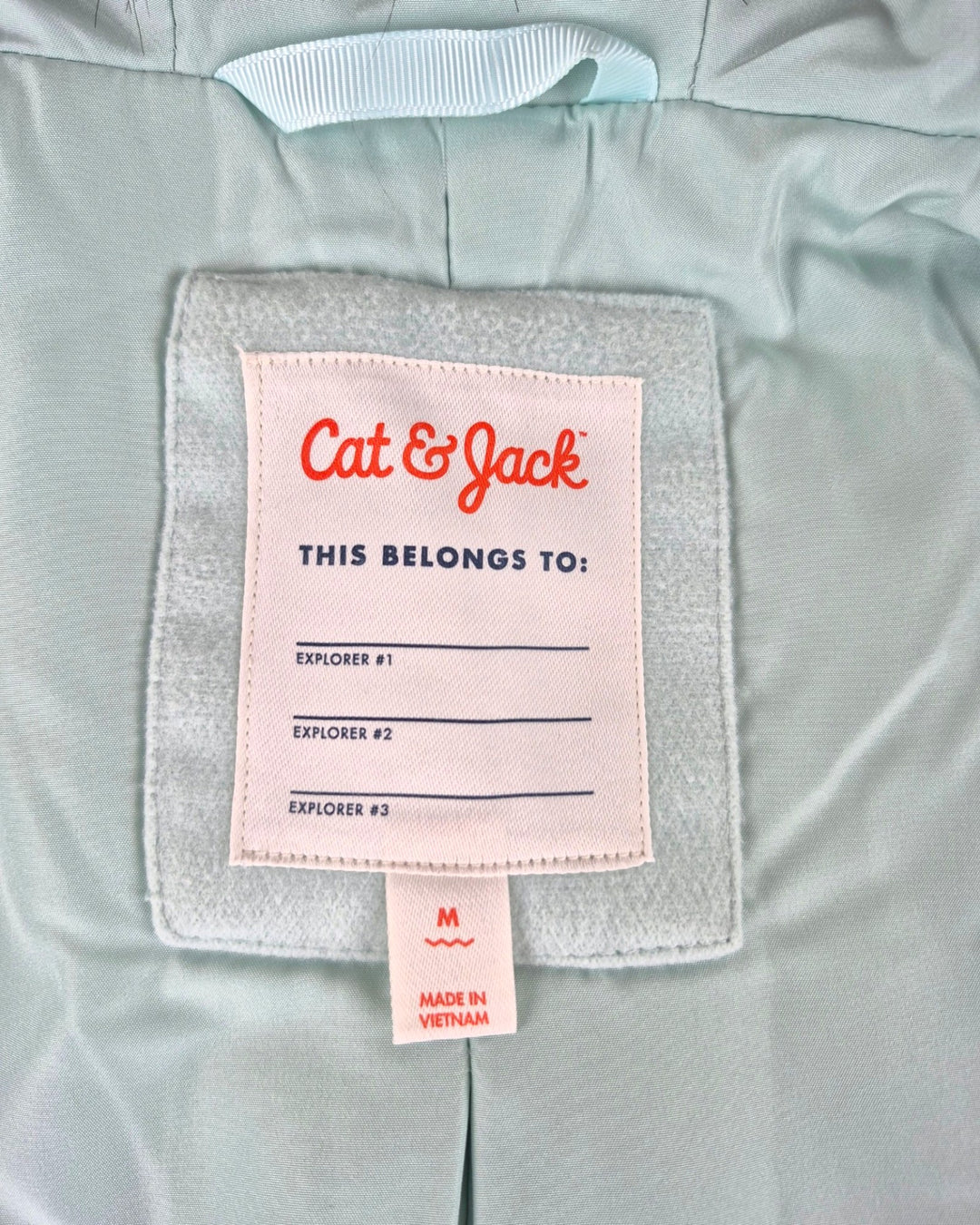Pre-Loved Cat & Jack Mint Hooded Jacket Girls 7-8Y Play Condition | Betty’s Marketplace