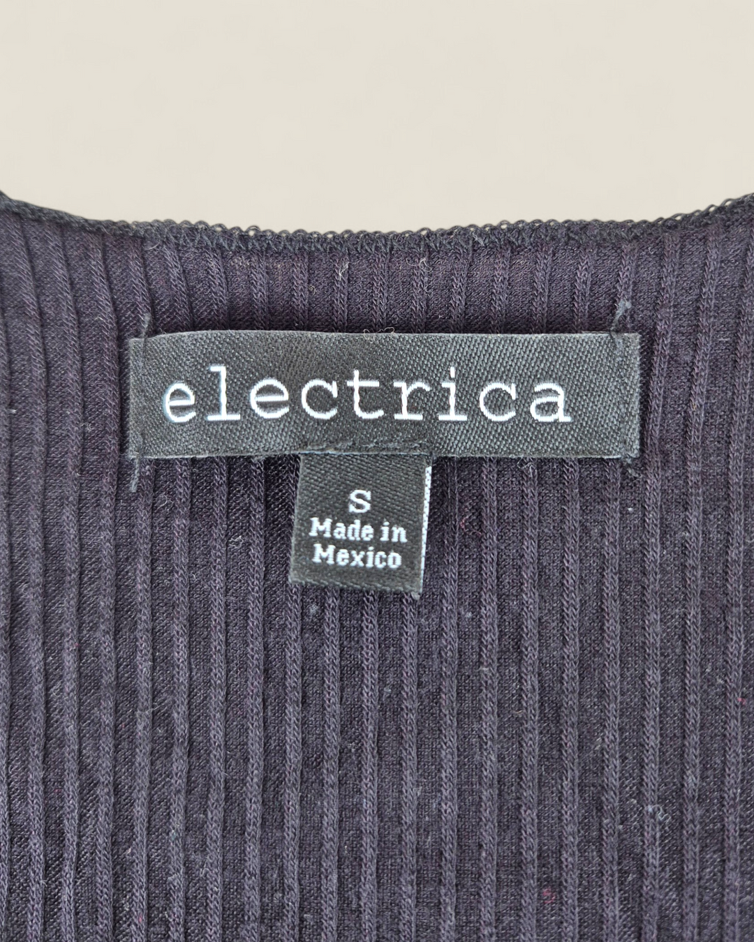 Pre-Loved Electrica Black Cinched Front Top Ladies Small | Betty’s Marketplace