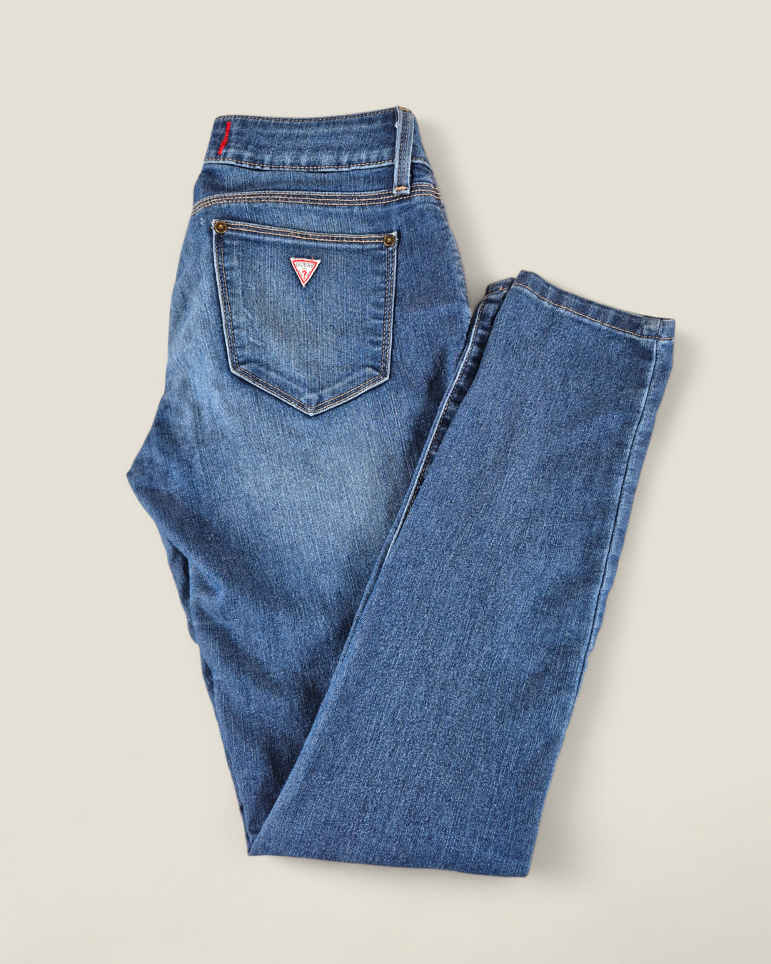 Pre-Loved Guess Medium Rise Curvy Skinny Jeans Ladies Size 27 | Betty’s Marketplace