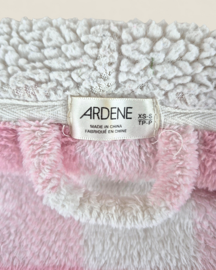 Pre-Loved Ardene Pink Plaid Housecoat Ladies XS | Betty’s Marketplace