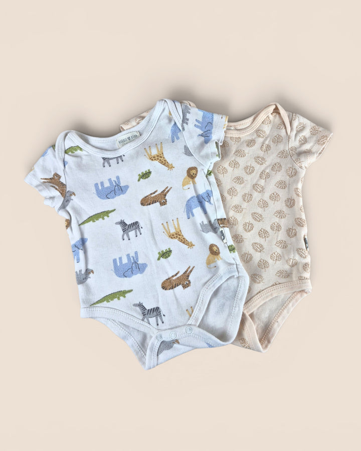Pre-Loved Rabbit + Bear Set Of 2 Onesies 6-9M | Betty’s Marketplace