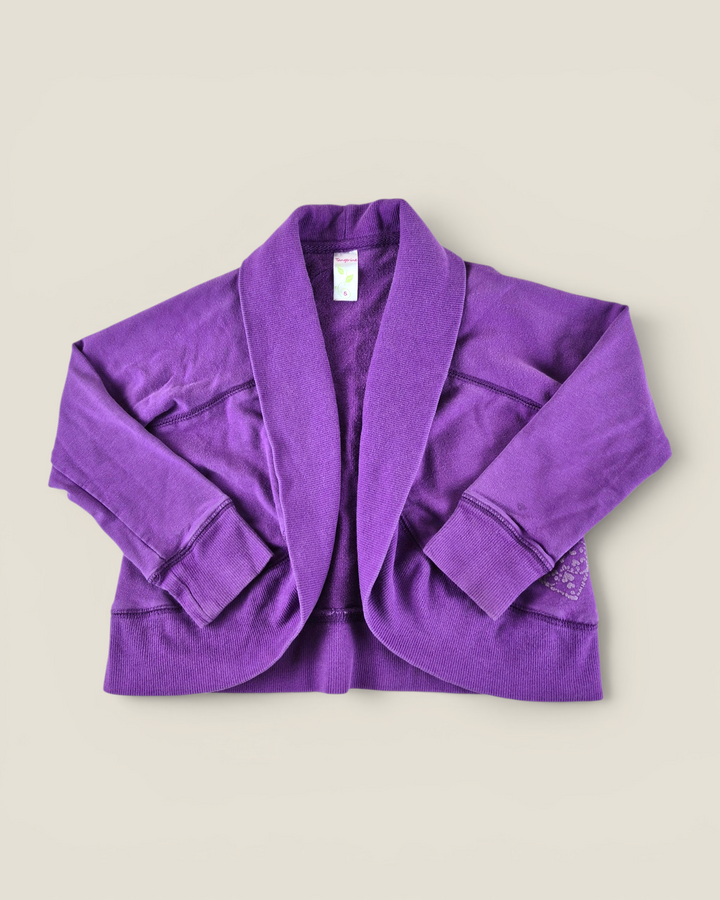 Pre-Loved Tangerine Purple Cardigan Girls 5Y | Betty’s Marketplace