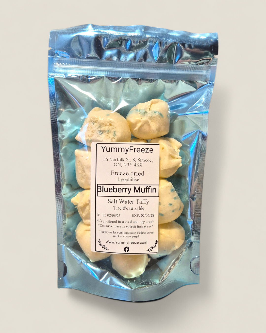 Yummy Freeze, Freeze Dried Salt Water Taffy