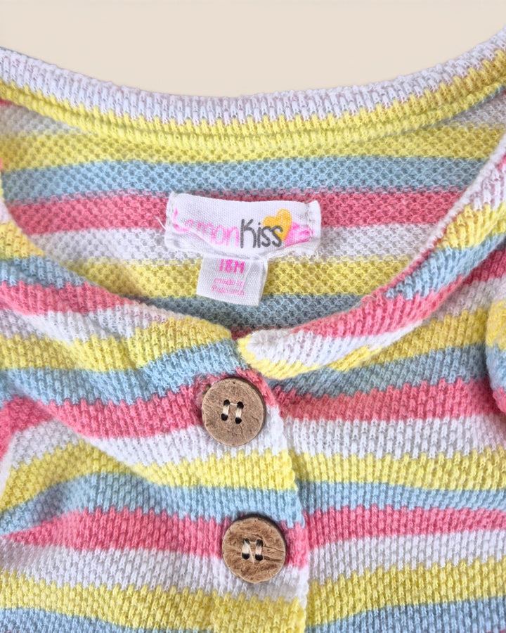 Pre-Loved Lemon Kiss Striped Top Girls 18M | Betty’s Marketplace