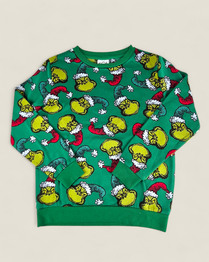 Pre-Loved Grinch Holiday Sweater Kids 10-12Y | Betty’s Marketplace