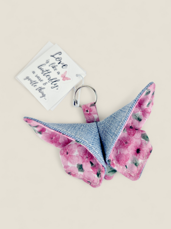 Izzyrai Handmade, Fabric Butterflies With Sticker