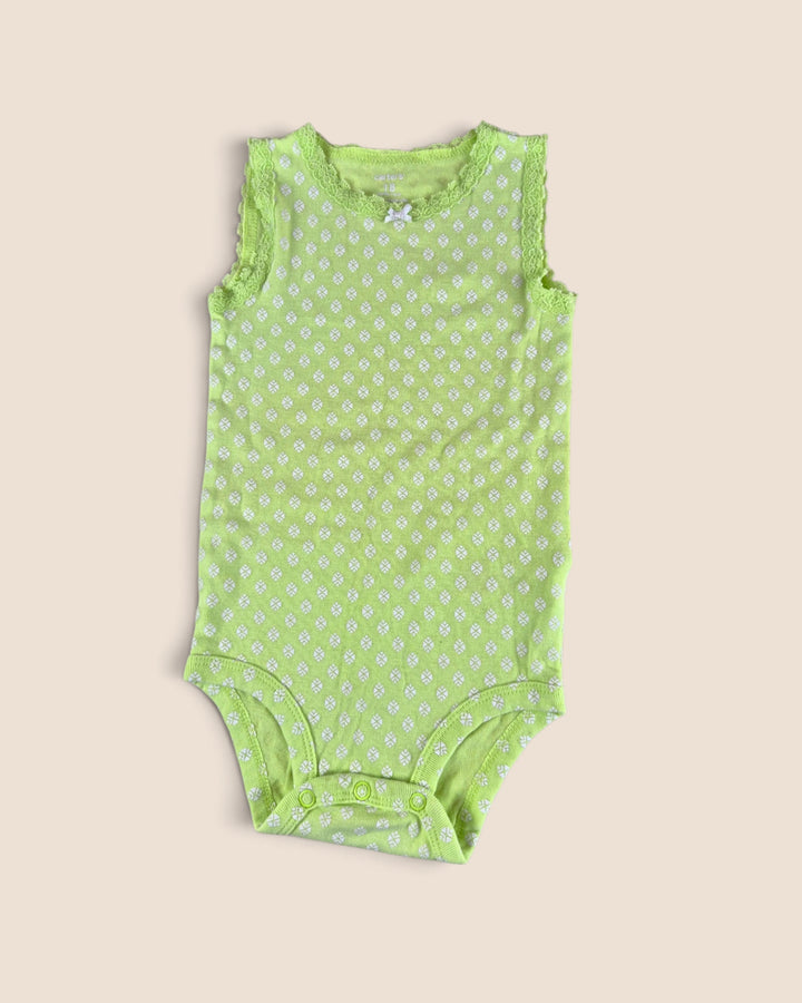 Pre-Loved Carter's Neon Green Onesie Girls 18M | Betty’s Marketplace