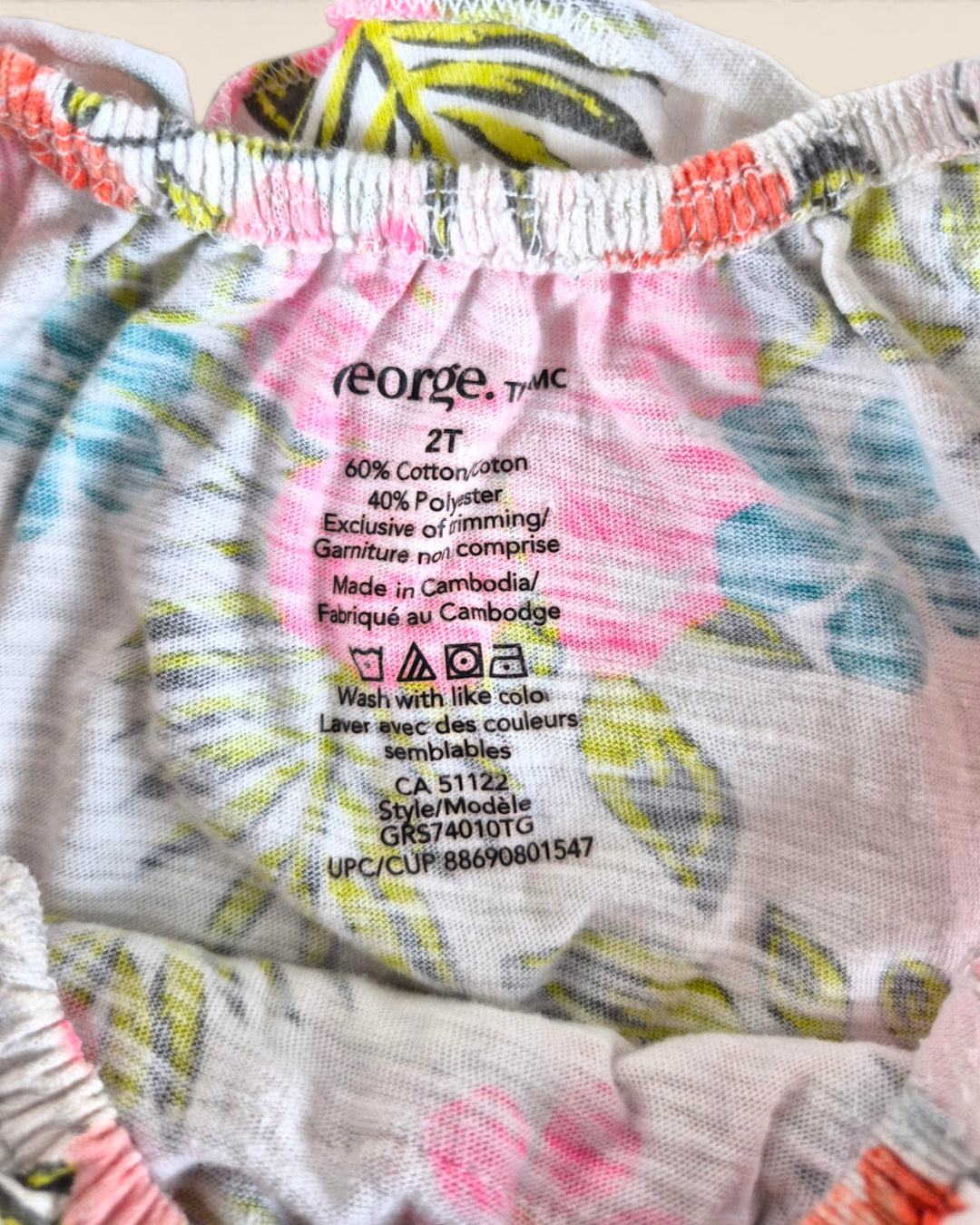 Pre-Loved George Floral Summer Dress Girls 2Y | Betty’s Marketplace