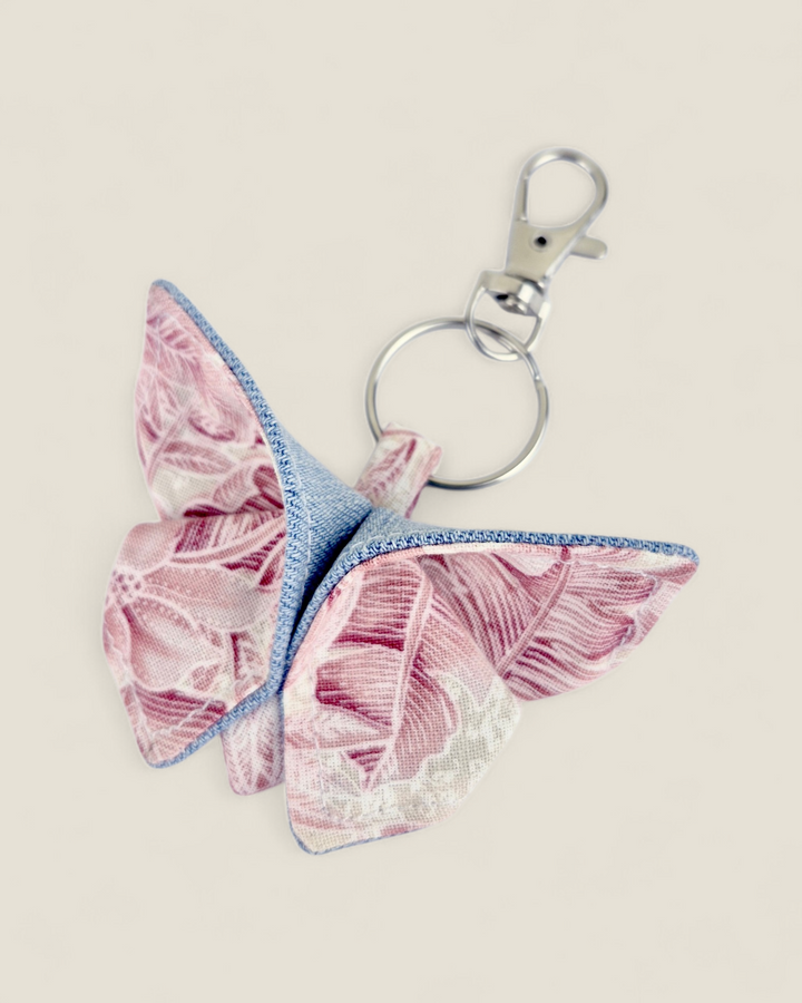 Izzyrai Handmade, Fabric Butterfly Keychains