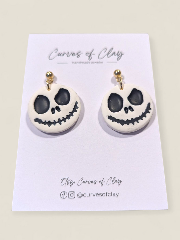 Curves of Clay, Autumn and Halloween Dangle Earrings