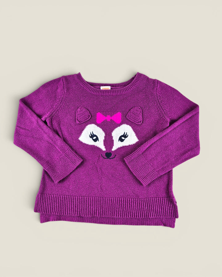 Pre-Loved Gymboree Purple Fox Sweater Girls 4Y | Betty’s Marketplace