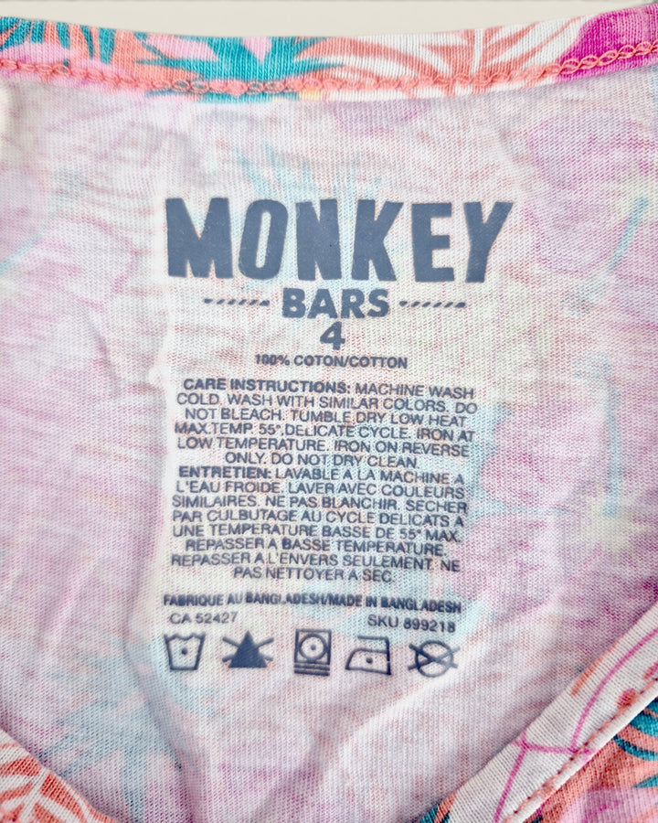 Pre-Loved Monkey Bars Pink Floral Dress Girls 4Y | Betty’s Marketplace