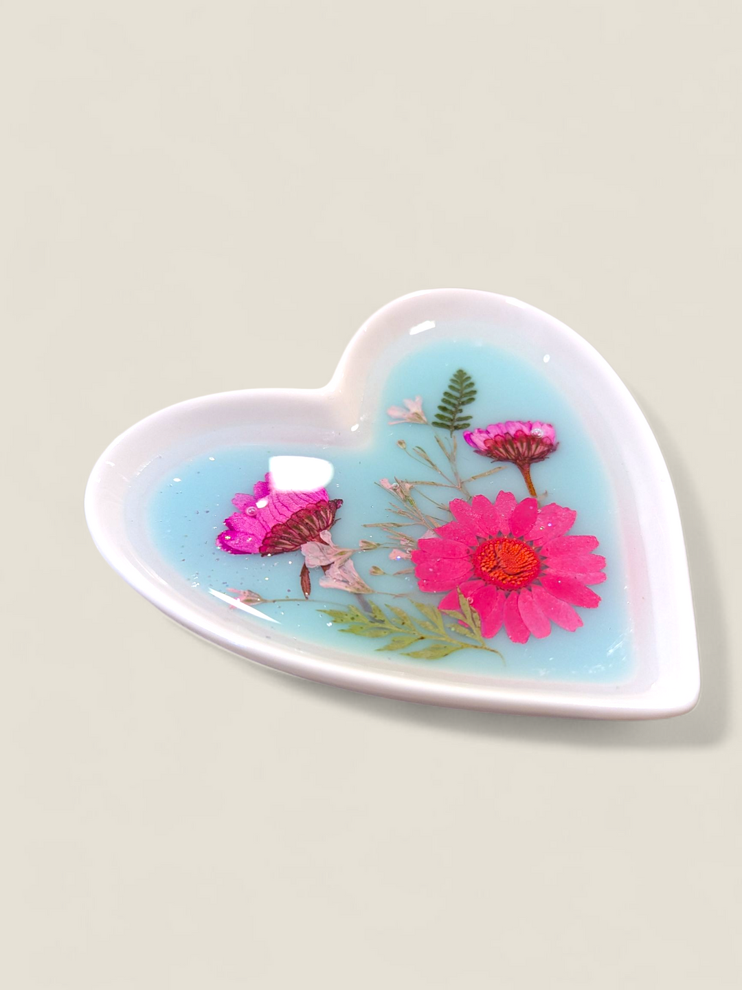 Kristi Scott Art, Pressed Flower Ring Bowls & Dishes