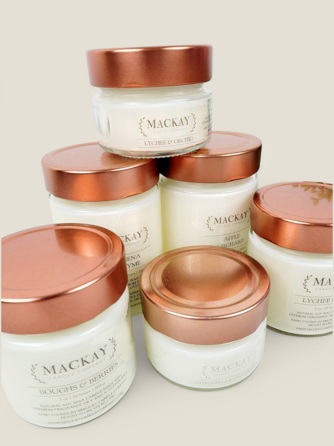 MacKay Candle Company, Modern Library Jar Candles *3 Sizes*