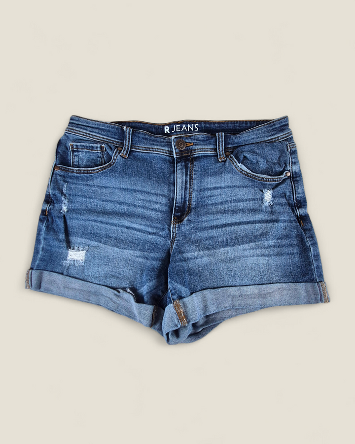 Pre-Loved R Jeans Distressed Denim Shorts Ladies Size 30 | Betty’s Marketplace