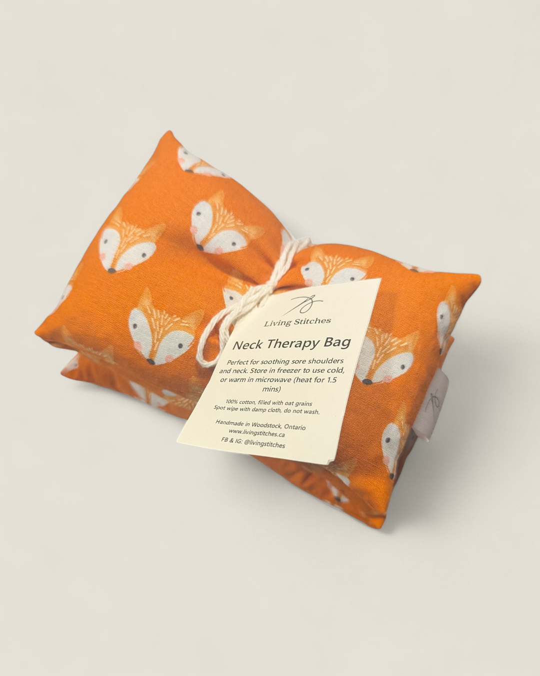 Living Stitches, Hot Cold Neck Therapy Bags