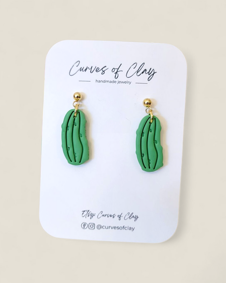 Curves of Clay, Everyday Dangle Earrings