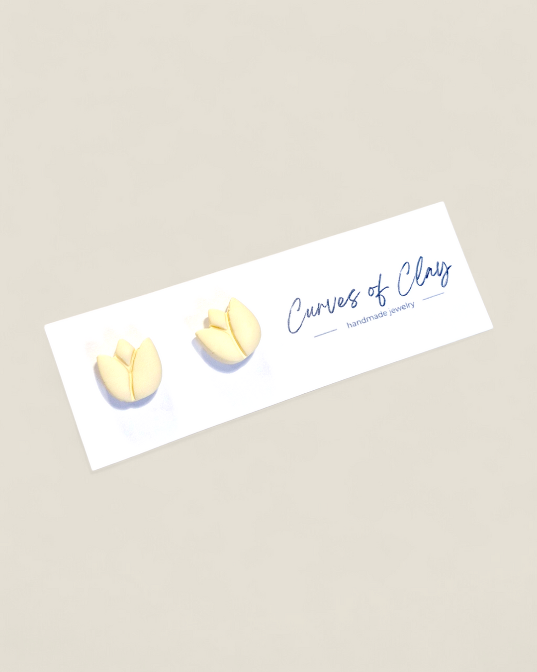 Curves of Clay, Easter Earrings