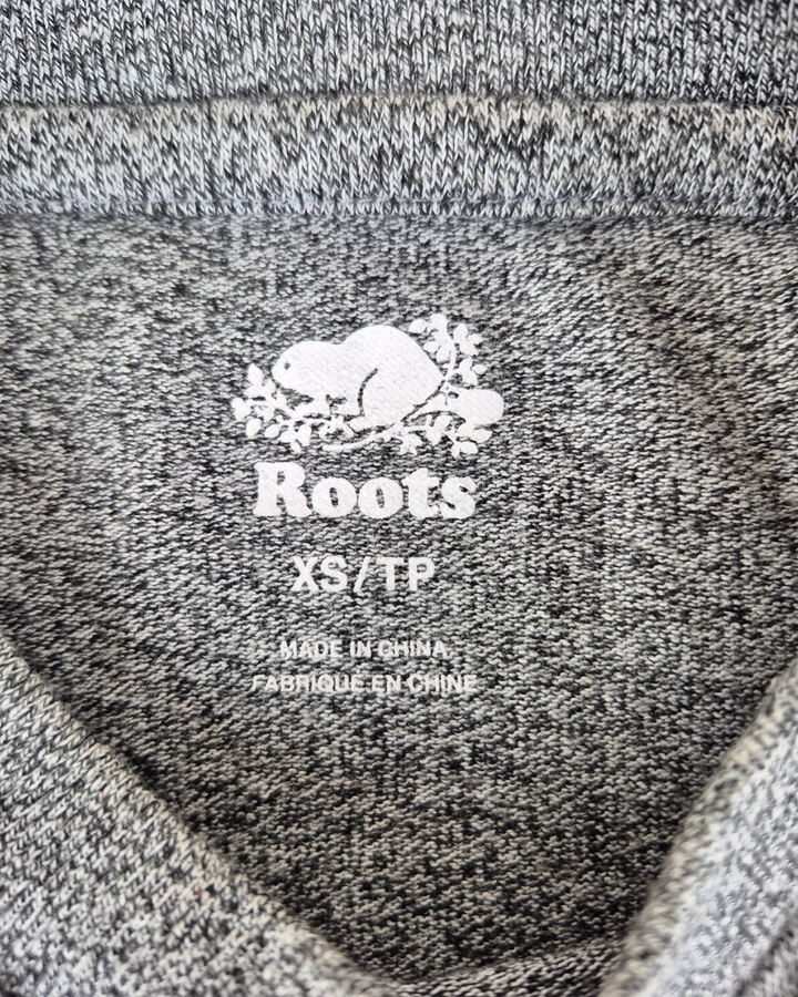 Pre-Loved Roots Soft Grey Tee Ladies XS | Betty’s Marketplace
