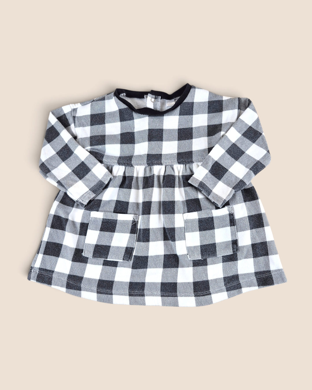 Pre-Loved Petit Lem Black & White Sweater Dress Girls 18M | Betty’s Marketplace