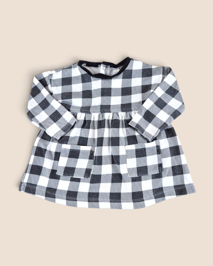 Pre-Loved Petit Lem Black & White Sweater Dress Girls 18M | Betty’s Marketplace