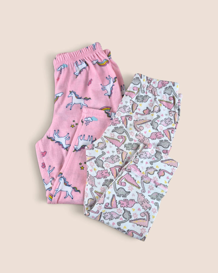 Pre-Loved Set Of 2 Pyjama Bottoms Girls 3Y | Betty’s Marketplace