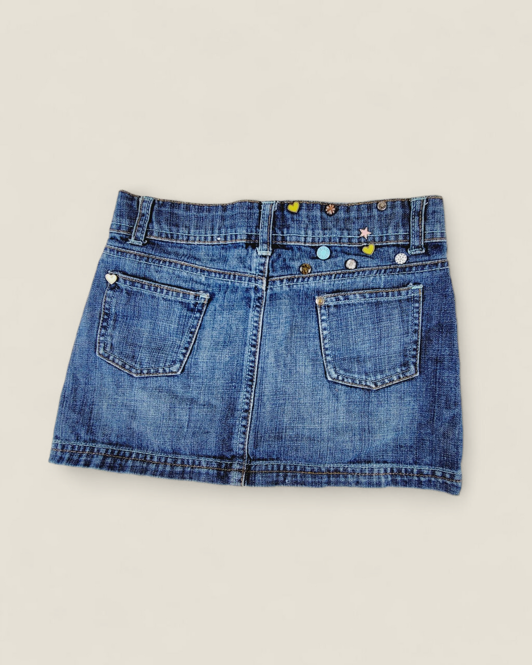 JOE FRESH DENIM EMBELISHED SKIRT GIRLS 8Y PRE-LOVED