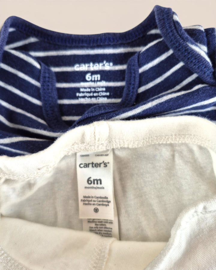Pre-Loved Carter's White And Navy Outfit 6M | Betty’s Marketplace