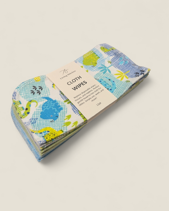 Living Stitches, Reusable Cloth Wipes