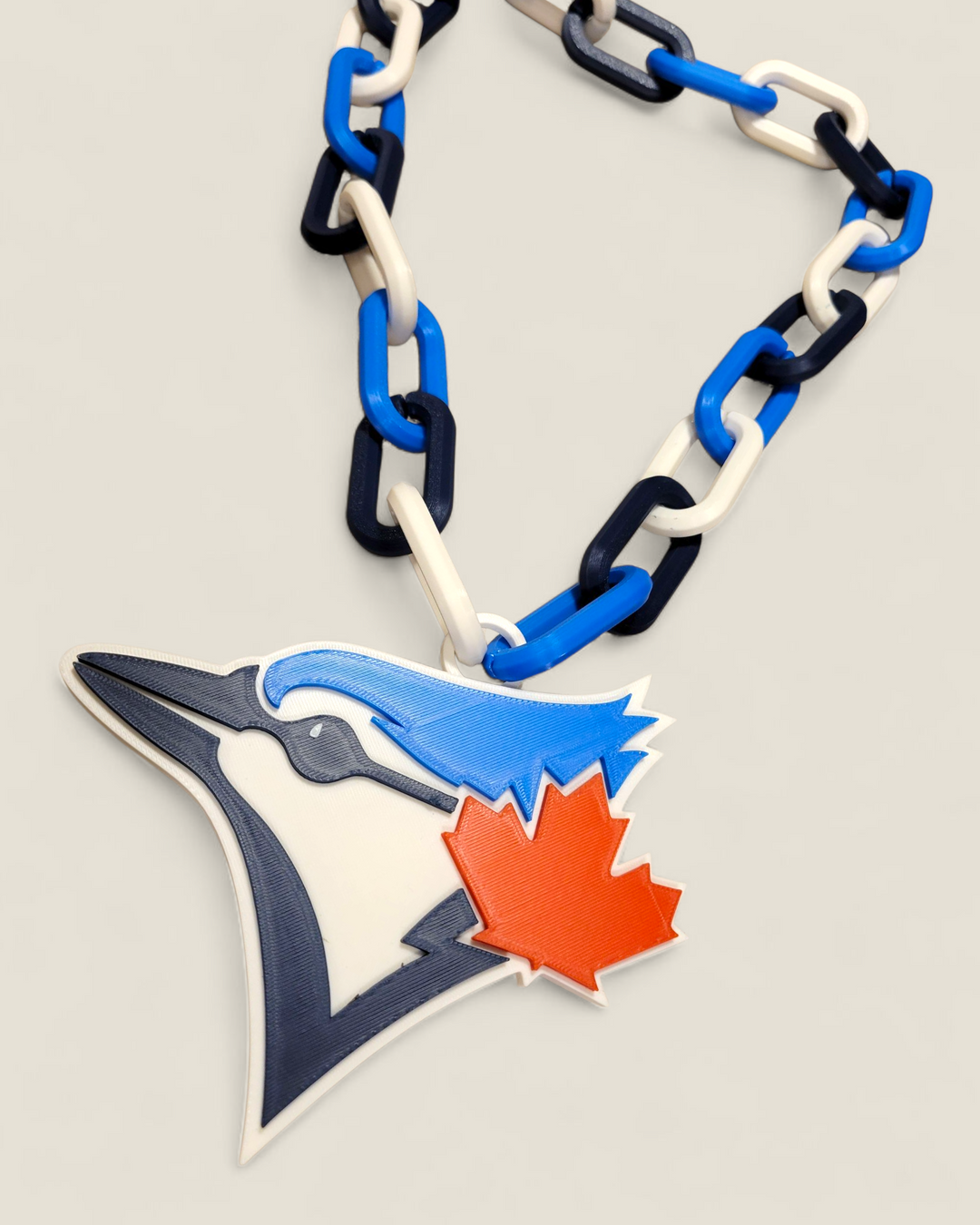 NFX3D, 3D Printed Blue Jays Chain Necklace