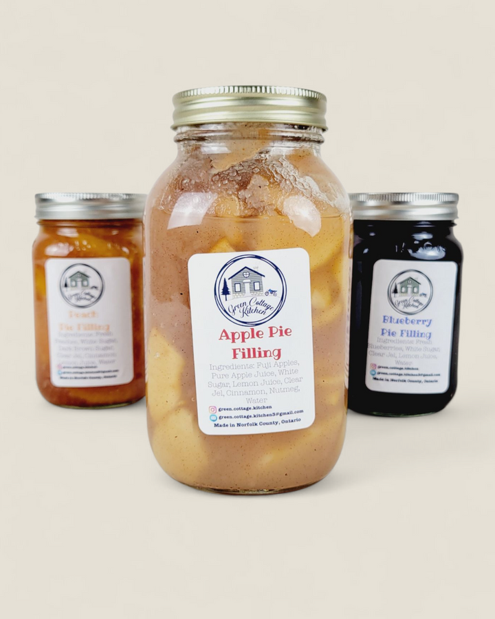 Green Cottage Kitchen, Pie Filling