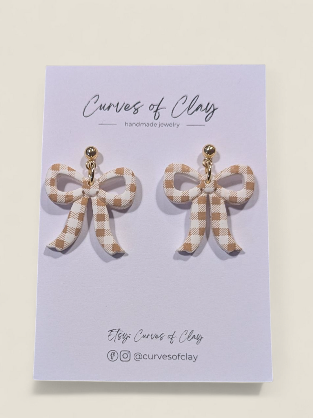 Curves of Clay, Everyday Dangle Earrings