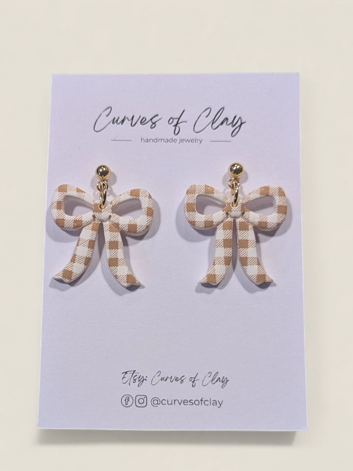 Curves of Clay, Everyday Dangle Earrings