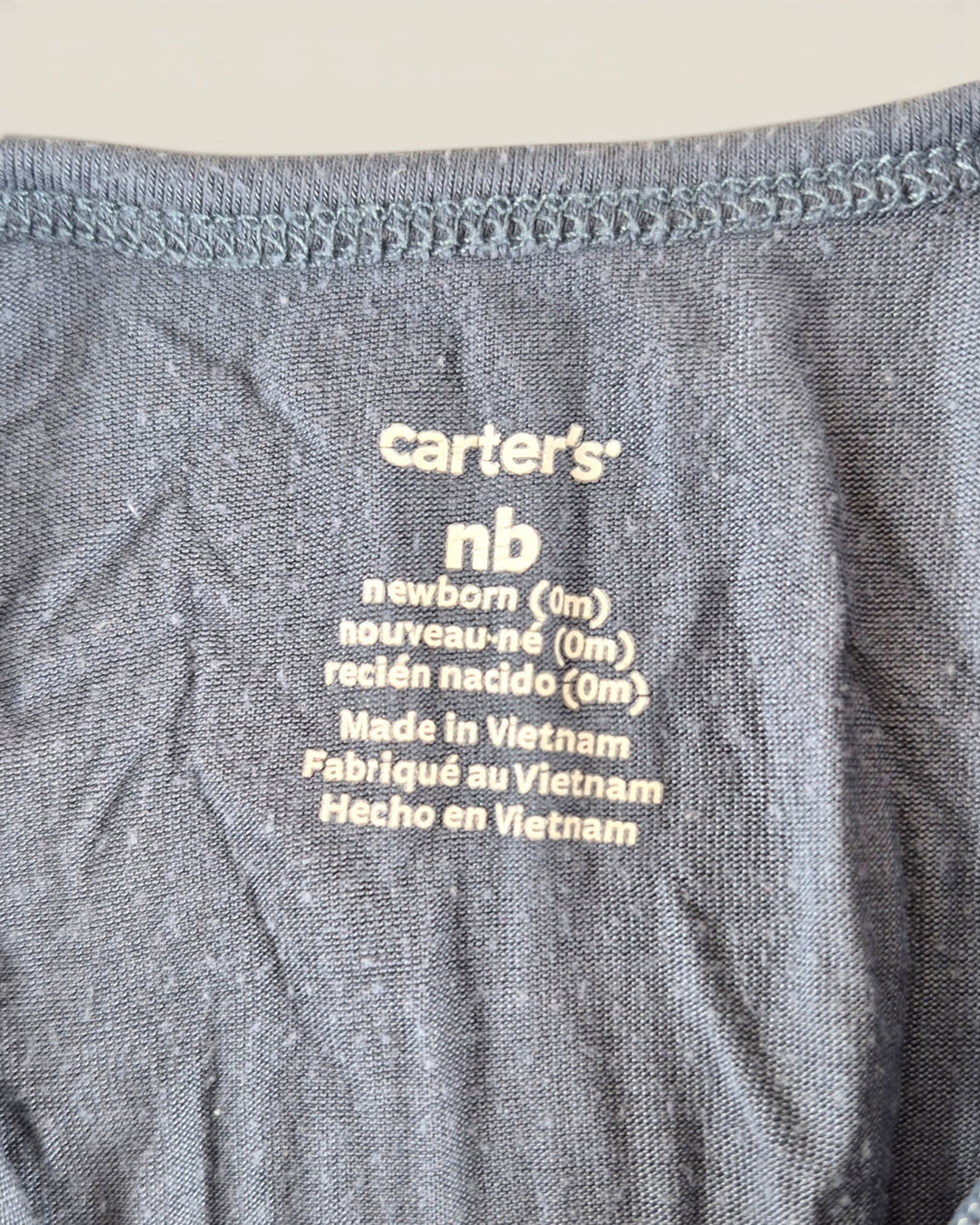 Pre-Loved Carter's Blue Footies NB | Betty’s Marketplace