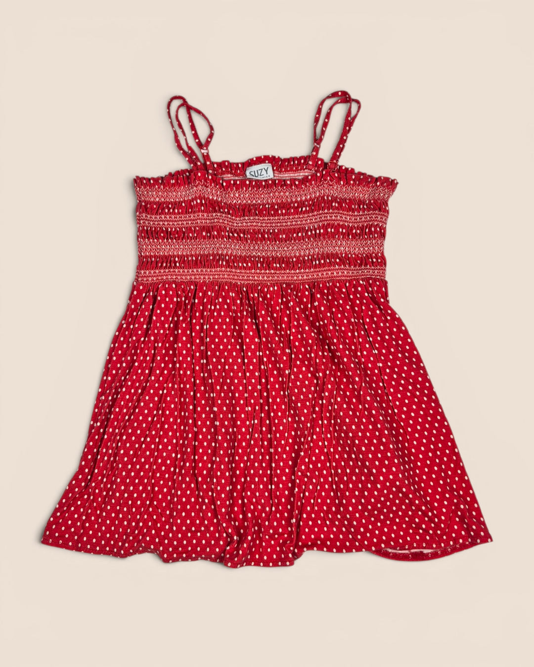 Pre-Loved Suzy Shier Red Polka Dot Tank Top Ladies Medium | Betty’s Marketplace