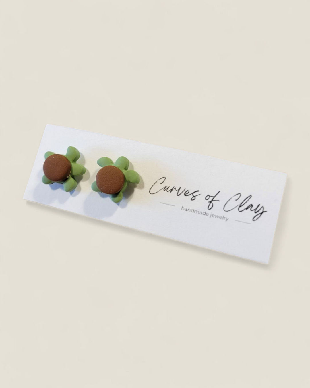 Curves of Clay, Everyday Stud Earrings