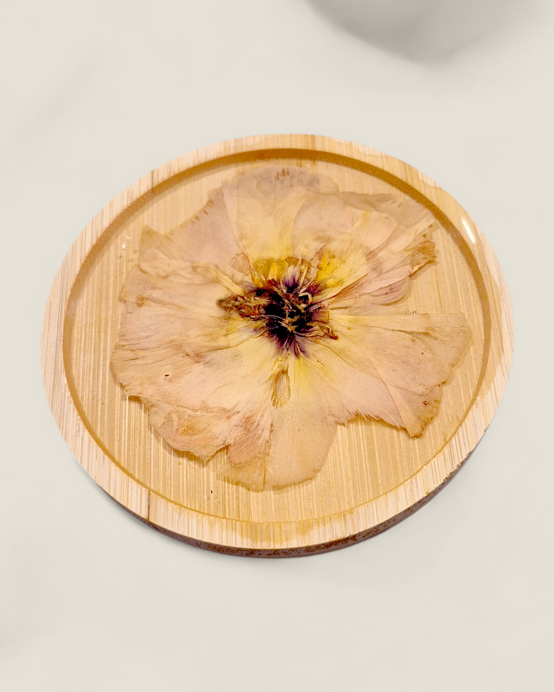 Little Pretty Designs, Wooden Floral Resin Coasters