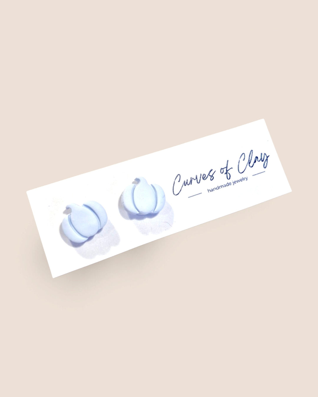 Curves of Clay, Autumn and Halloween Stud Earrings