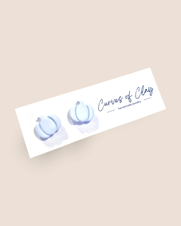 Curves of Clay, Autumn and Halloween Stud Earrings