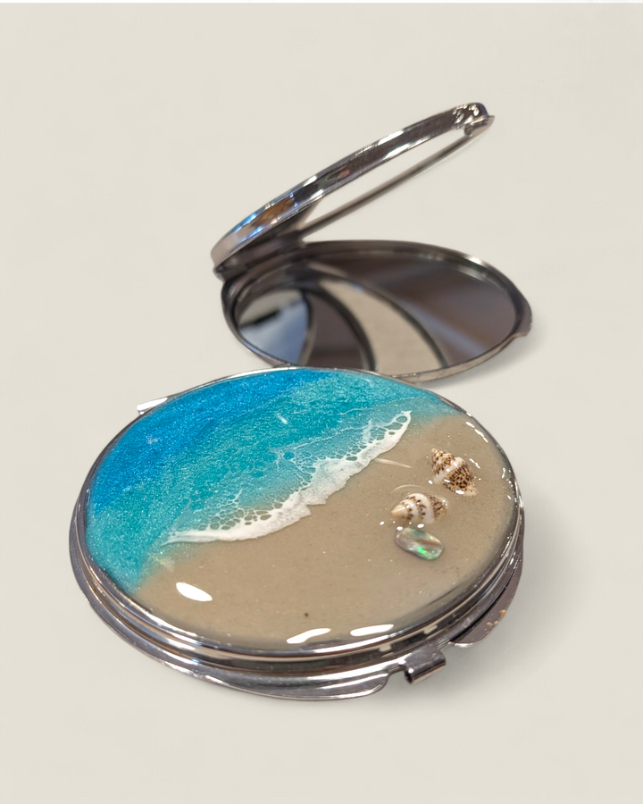 Kristi Scott Art, Shoreline Resin Compact Mirrors